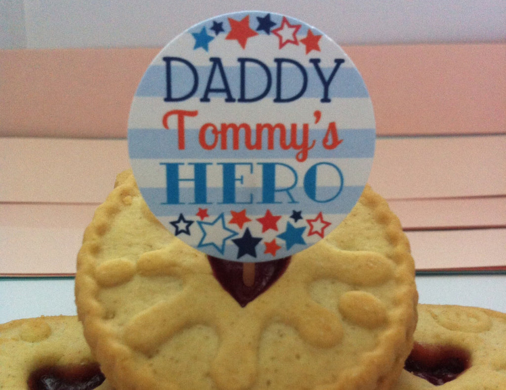 Daddy - Tommy's hero cake topper