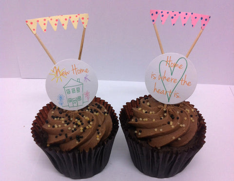 New Home - Twelve Cake Toppers