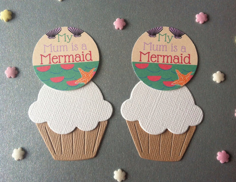 My Mum is a Mermaid - Twelve Cake Toppers