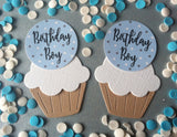 Birthday Boy Cake Toppers in Blue