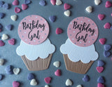Birthday Girl Cake Toppers in Pink