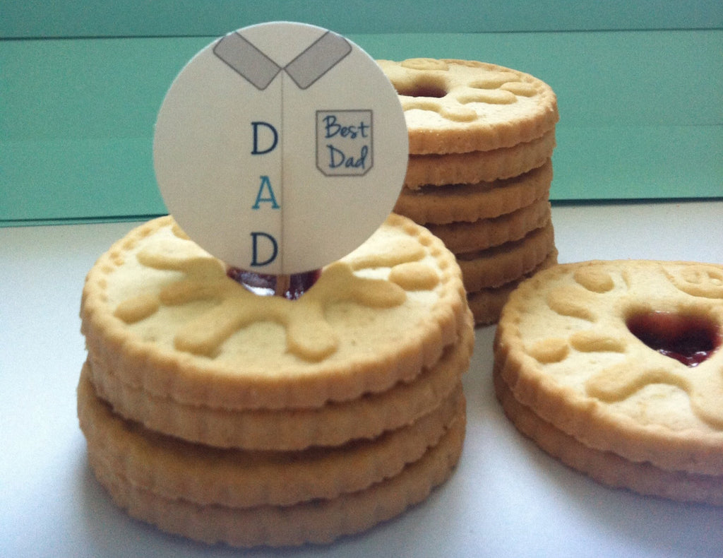 Best Dad Polo Shirt Cake Topper