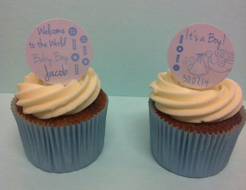 It's a Boy! - Twelve Cake Toppers