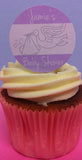 Single Custom Lilac Baby Shower Cupcake